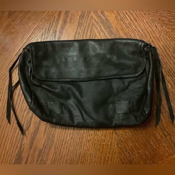 🏍️Conceal Carry Nicely Textured Black Genuine Leather Cycle Bag! - Picture 5 of 9